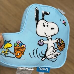 Peanuts Light Blue Snoopy Pillow